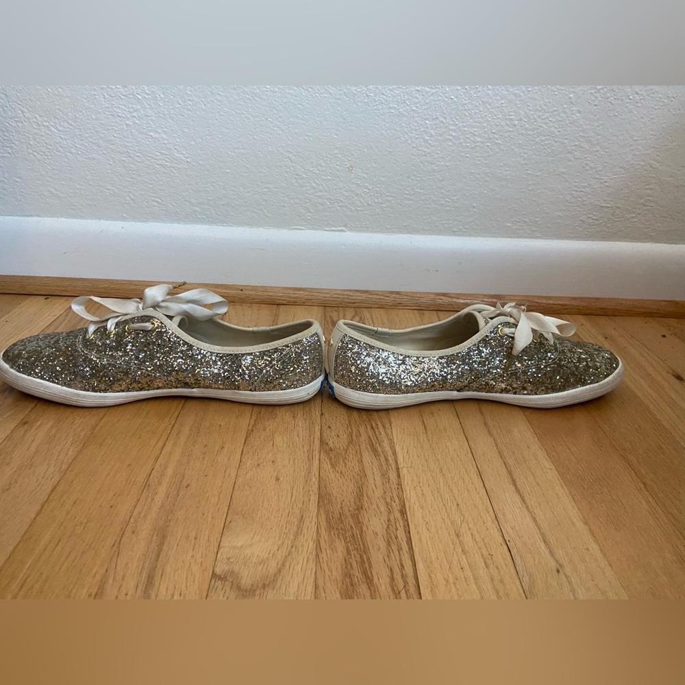 Keds x Kate Spade New York Champion Glitter Sneakers - 8.5 - Picture 12 of 14